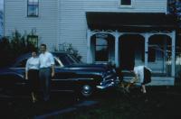 Oct. 1954. Chatham, New York. Barbara Jean (Lowing) Brink and Irwin Jay Brink's Honeymoon. (Pastor) Bill and Libby Hillegonds House (Parsonage)