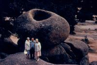 1960. Medicine Bow National Forest, Wyoming. (Aunt) Gladys (De Neff) Hubbard, Harold Crandal Lowing (Dad), Doris (De Neff) Lowing (Mom)