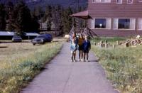 July, 1972. Howard Hall, Y camp of the Rockies (Estes Park, Colorado) - Family Festival. July 21-24. Jeanne Marie Brink, Mary Lynne Brink, Anne Renee Brink, Robert Lowing Brink