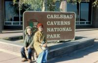 Oct. 1975. Robert Lowing Brink and Barbara Jean (Lowing) Brink, Carlsbad Caverns, New Mexico.