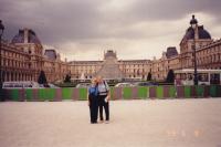 June, 1999. Barbara Jean (Lowing) Brink and Irwin Jay Brink at the Louvre (Paris, France)