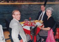 June, 2000. Bateaux Mouches (Paris, France). Irwin Jay Brink, Robert Lowing Brink, Barbara Jean (Lowing) Brink