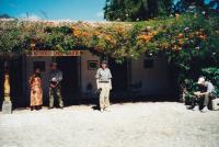 January, 2003. Irwin Jay Brink in front of the museum in Antigua (Guatemala)